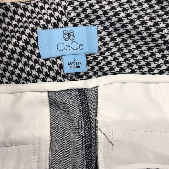 Cece Ponte Knit Slim Boot Leg Pants - Picture 6 of 10